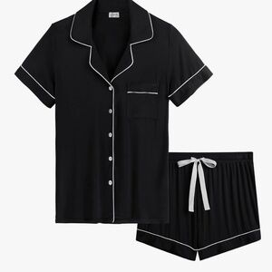 Joyaria black pajama set size large